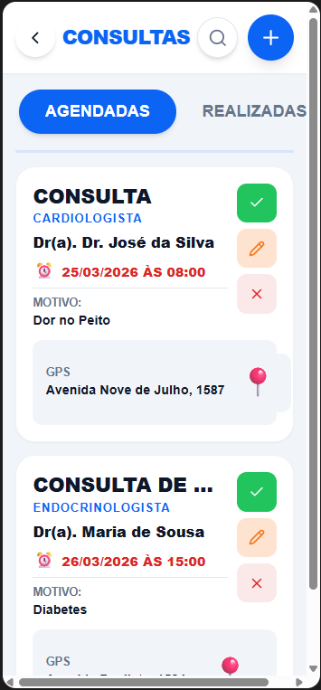 Tela Consultas